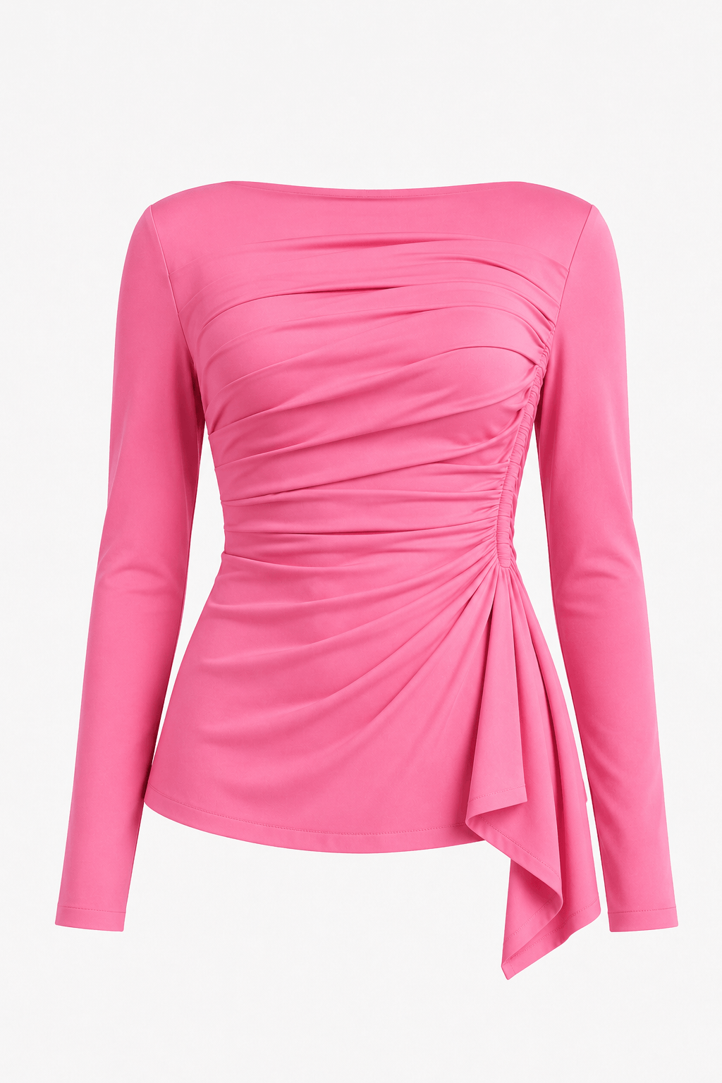 Roze Blouse met Elegante Uitstraling